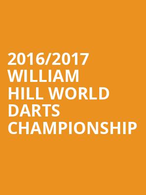 2016/2017 WILLIAM HILL WORLD DARTS CHAMPIONSHIP at Alexandra Palace